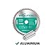 Evolution Power Tools 230BLADEAL Aluminum Cutting Saw Blade, 9-Inch x 80-Tooth