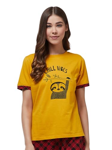 T-shirt col rond en coton sergé solide opaque et super doux