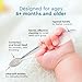 RADIUS Children's Toothbrush Pure Brush Ultra Soft BPA Free ADA Accepted Designed for Delicate Teeth for Kids 6 Months and Up - Clear - Pack of 1