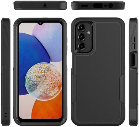 Compatible for Gabb Phone 4 Pro Case [Dual-Layer Design] [Shock-Absorbing Corners] [Scratch Resistant] [Military Grade Protection] Full Body Rugged Protective Phone Case Cover, Black