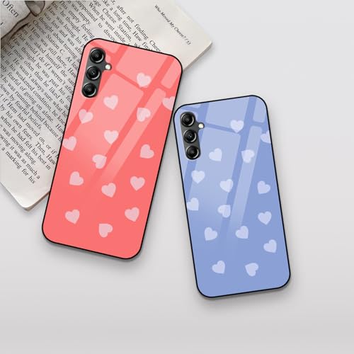 Image of COLORflow Back Cover Compatible with Samsung Galaxy A14 5G / 4G | Heart Celestial Color Customized | Shockproof TPU Bumper with Camera Protection Back Cover Compatible with Samsung Galaxy A14 5G / 4G