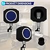 Michear Microphone Pop Filter Sound-Absorbing Reflection Filter Foam Cover,Professional Mic Wind Screen Shield for Vocal Booth,YouTube Videos #5