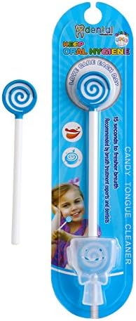 Kids Tongue Cleaner With Smiley Cover - 3 Brushes