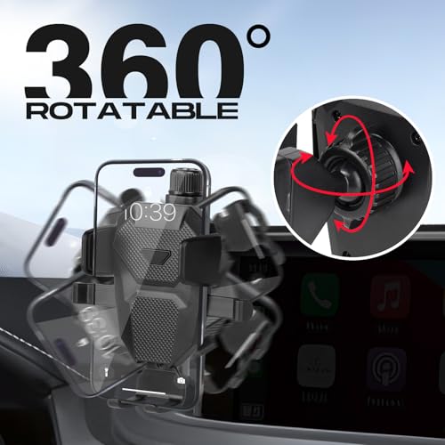 Sunsdrew Car Phone Holder for 2020 2021 2022 Lexus RX Accessories,Adjustable GPS RX Phone Mount for 12.3-inch Screen,Hands-Free Ultra Stable Phone Stand for All Phones by Sunsdrew - Image 4