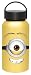 Zak! Designs Aluminum Water bottle with Carrying Loop and Stuart from Minions Movie, 13 oz.
