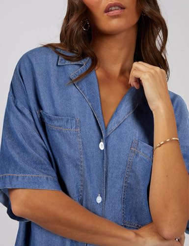 Denim Set for Women 2 Peice Outfits Jean Shirts Top and Shorts for Summer Lightweight Tracksuits Trendy3