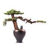 BHBXZZDB Bijna natuurlijke planten Chinees Hotel Lobby simulatie Plant decoratie, Veranda gangpad Gang kunstmatige ceder, huis kunstmatige Bonsai kunstwerk kunstmatige Boom kunstmatige ingemaakte nep