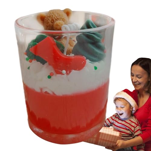 Aromi Di Natale, Aromatiche Vacanze, Aromatiche Di Natale A Lunga Durata Aromatiche Invernali - Decorazione domestica unica di di cera di soia per di