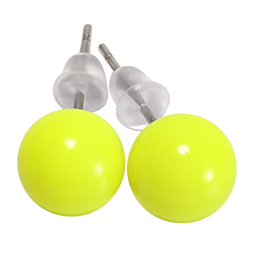 8mm 10 pairs colors Assorted Mixed Imitation Round Pearl Earrings Studs Holiday gifts for Women and girls3