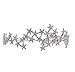 Wiipu Bride Wedding Crystal Rhinestone Star Crown Hair Accessories(N432) (1#-star)