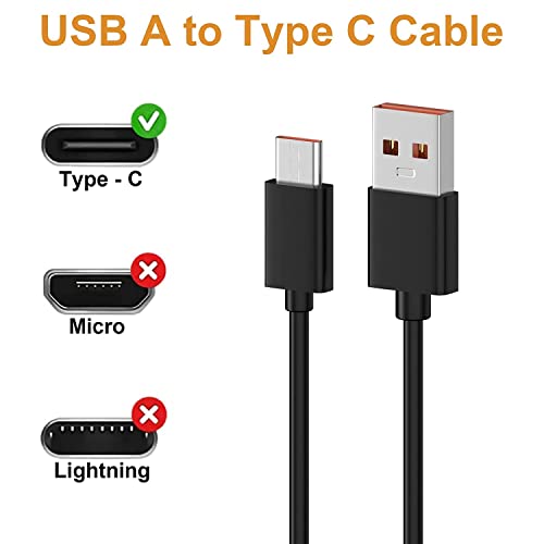 Toxaoii Charging Cable USB-C Charger Cord Compatible with Sony WH-1000XM6 WH-1000XM5 WH/WF-1000XM3 WH/WF-1000XM4 WH-XB910N WH-H910N WH-CH510 CH710N Wireless Noise-Canceling Headphones(100cm/Black) - Image 2