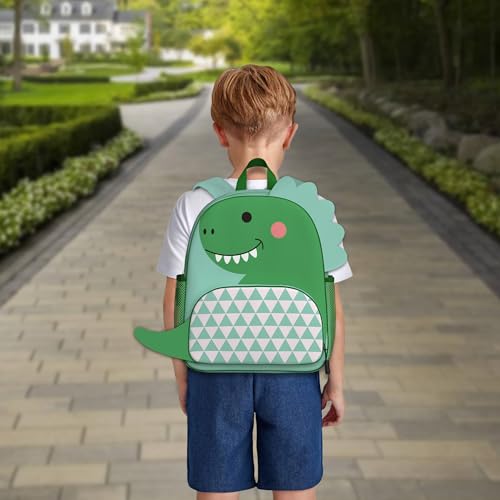 Image of Dinosaur Toddler Backpack for Little Kids Water Resistance Kindergarten Preschool Bags Children Schoolbag Cute 3D Animal Cartoon Backpacks Gifts for Baby Boys Girls