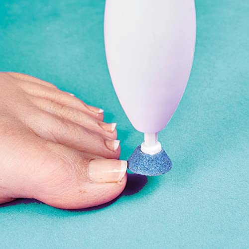 Coopers of Stortford - Long-Reach Nail Trimmer with Motorised with Extra-Long Shaft & 10 Interchangeable Precision Heads - Remove Calluses, File, Shape, and More - Easy Foot and Nail Care at Home - 2