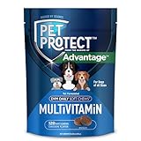 Pet Protect Dog Multivitamin, Vet-Formulated DVM Daily Soft Chews, Supports Ongoing Health & Wellness, Chicken-Flavor (120 Count)