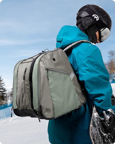 Sac à chaussures de ski OutdoorMaster avec fond imperméable durable