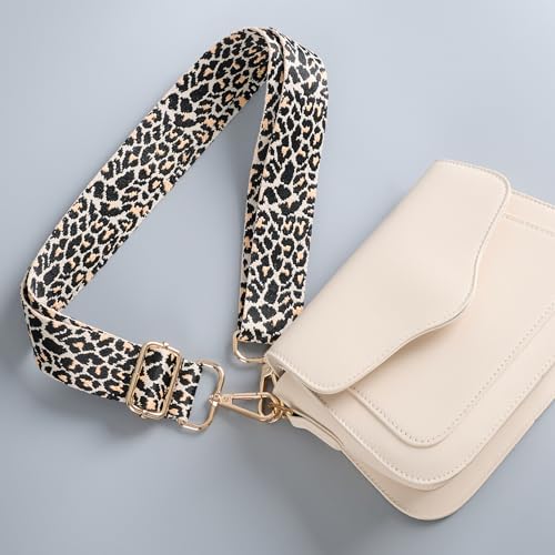 Image of chushui Leopard Print Purse Strap for Women,Adjustable Crossbody Bag Strap