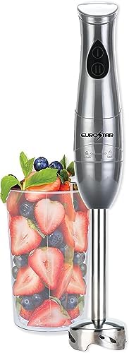 EUROSTAR EH444S 2-Speed Hand Blender, Silver