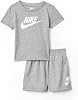 Nike Bebé Conjunto de 2 Piezas Sportswear Club Camiseta y Pantalón Corto (Logo Swoosh Grande) 2