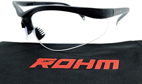 Shooting Glasses for Men and Women with bag, Anti Fog, 100% UV Protection, Anti Shock, Adjustable, Protective Eyewear and Safety Glasses for Shooting Range and Hunting Outdoors (Clear).