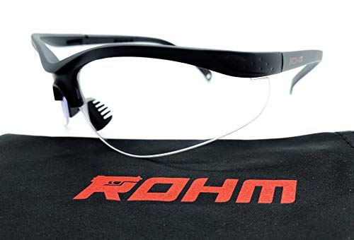 Shooting Glasses for Men and Women with bag, Anti Fog, 100% UV Protection, Anti Shock, Adjustable, Protective Eyewear and Safety Glasses for Shooting Range and Hunting Outdoors (Clear).