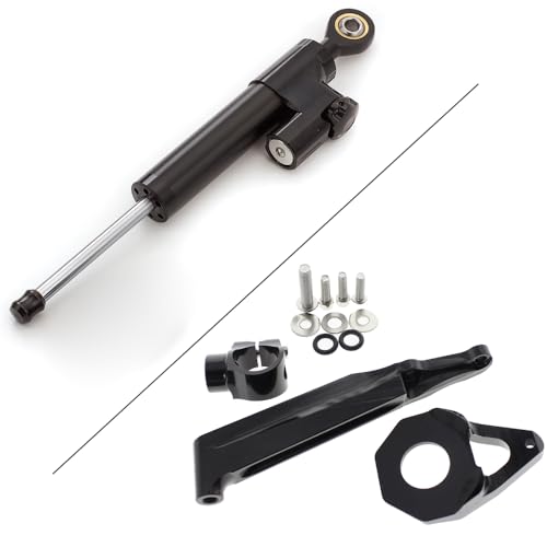 Amortiguador de dirección de aluminio mecanizado CNC para moto CBR600RR con soporte estable