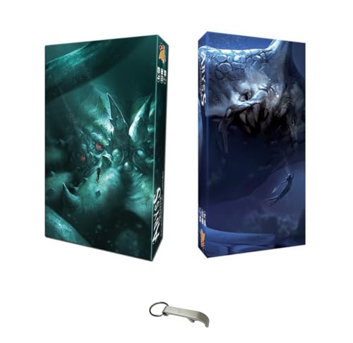 Set mit 2 Erweiterungen Abyss Le Kraken + Le Leviathan Französische Version + 1 Decap Blumie (Kraken + Leviathan)