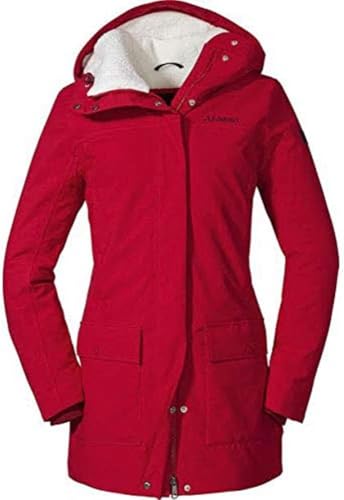Schöffel Damen Ins. Parka Rotterdam L, wind- und wasserdichter Damen Parka...