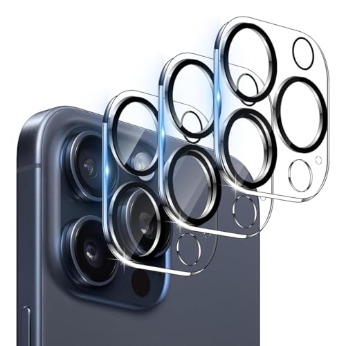 CULEO Protectores para objetivos de teléfonos móviles,Paquete de 3 protectores de lente de cámara para iPhone 16 Pro de 6,3 pulgadas y iPhone 16 Pro Max de 6,9 ​​pulgadas