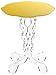 Iplex Design Arabesco Small Comodino/Tavolino in Plexiglass, Giallo
