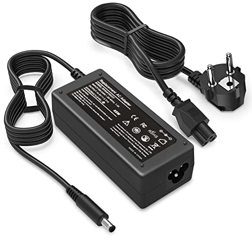 45W Cargador para DELL Latitude E5450 7350 12 13 14, DELL Inspiron 13 14 17 15-3552 7000 5000 3000 3558 5759 PC portátil Notebook AC Adaptador, Conector: 4,5 x 3,0 mm Cover
