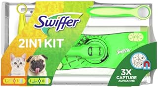Swiffer Limited Edition Set (1 Floor Mop Plus 8 Basic Dusters Plus 1 Dust Magnet Plus 1 Cloth)