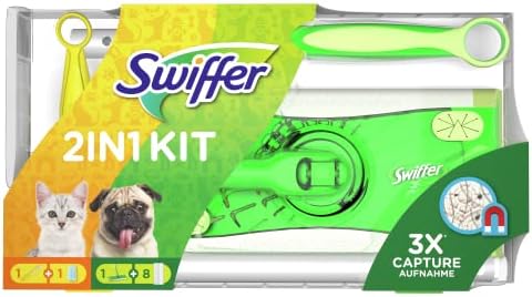Swiffer Limited Edition Set (1 Floor Mop Plus 8 Basic Dusters Plus 1 Dust Magnet Plus 1 Cloth)