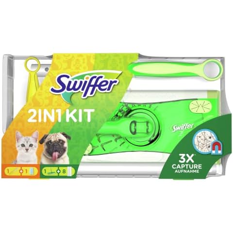 Swiffer Limited Edition Set (1 Floor Mop Plus 8 Basic Dusters Plus 1 Dust Magnet Plus 1 Cloth) Cover