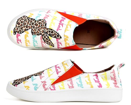 Women's Low Top Slip On Canvas Sneakers2