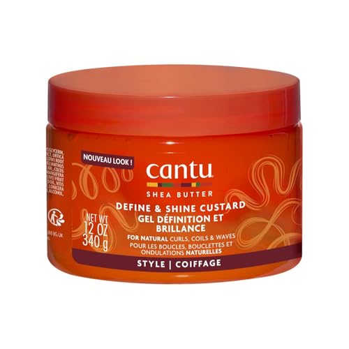 Gel coiffant Cantu haute définition fini les frisottis tenue longue durée et brillance