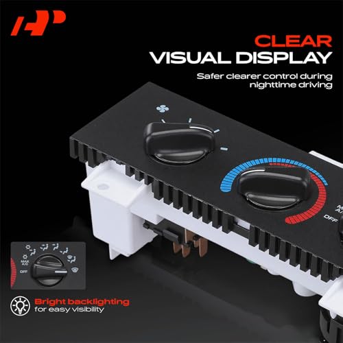 A-Premium A/C Heater Climate Control Panel Module Compatible with Dodge Ram 1500 2500 3500 Van 1998-2003 by A-premium - Image 5