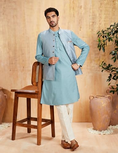 Image of Amazon Brand - Symbol Men Lightweight Nehru Jacket