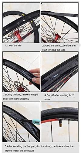 Okared Bike Tubeless Tape Bicycle Strip Rim Tape 10M Roll Tubeless Tape For Mtb/Road Bikes (25Mm) #TOP4