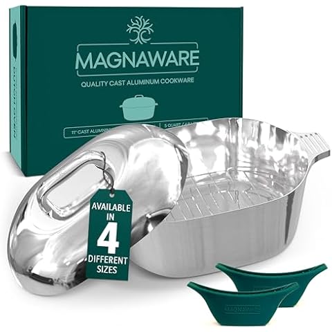 Magnaware Cast Aluminum Oval Dutch Oven Cover