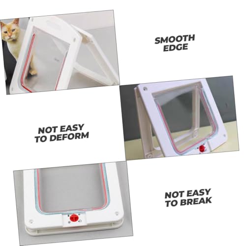Porte pour chats et petits chiens en ABS léger pour stopper les grattements - 7