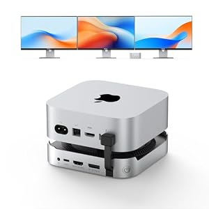 TobenONE Mac mini M4 Dock, 8TB M.2 NVMe SSD-Gehäuse, One-Touch EIN/AusTaste