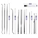 10PCS Ingrown Toenail Removal Kit, Surgical Stainless Steel Nail Tools for Manicure Professional Quality Ingrown Pedicure Tools Set with File and Lifters Manicure Care Solution