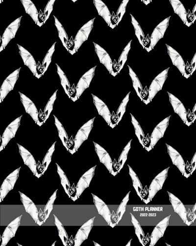 Goth Planner 2022-2023: Daily, Weekly and Monthly Planner | Goth 2022-2023 Planner | Calendar and Organizer | 2022 â€“ 2023 Two Year Planner | Gothic ... 8" x 10" Sized, 263 Pages | Goth Cover Design