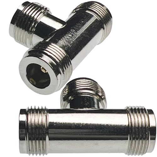 Splitter adaptador coaxial N hembra 3 vías CESS 2 unidades miniatura 5