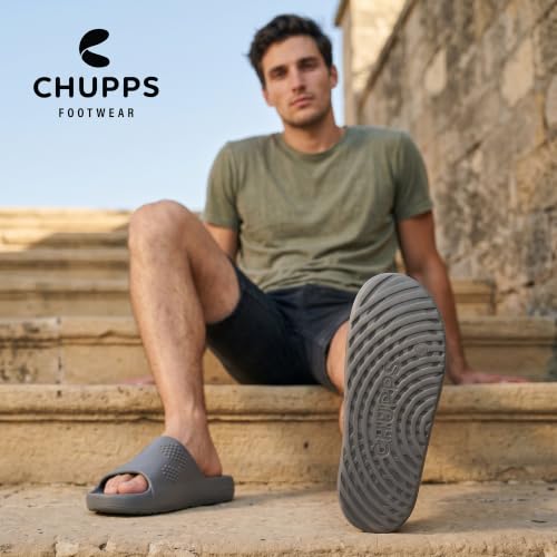 Image of CHUPPS Chupster Men's Orthopedic Slippers | Soft Cushioned Footbed | Lightweight Flip Flops | Anti-Skid Sole | Comfortable Daily Wear Chappals