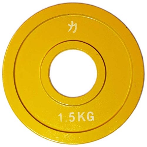 Strengthshop Hantelscheibenset - Stahl, Farben nach IWF-Standard, 2 x je 2.5 kg, 2 kg, 1.5 kg, 1 kg, und 0.5 kg/Lochdurchmesser 50 mm
