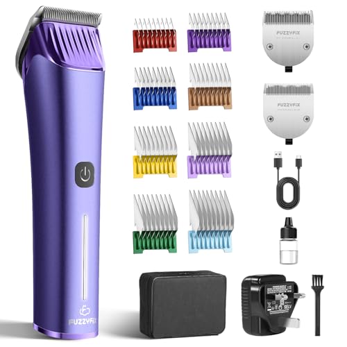 FuzzyFix Dog Grooming Clipper with Replacement Blade, 5-in-1