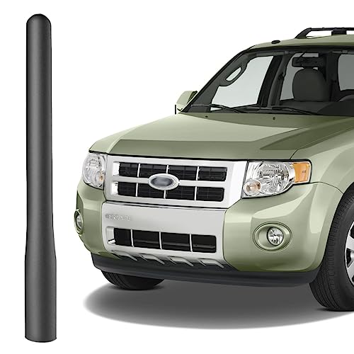 4 Inch Antenna Replacement for Ford Escape (2008-2012), Ford Escape Antenna, Short Aluminium Alloy Antenna Mast