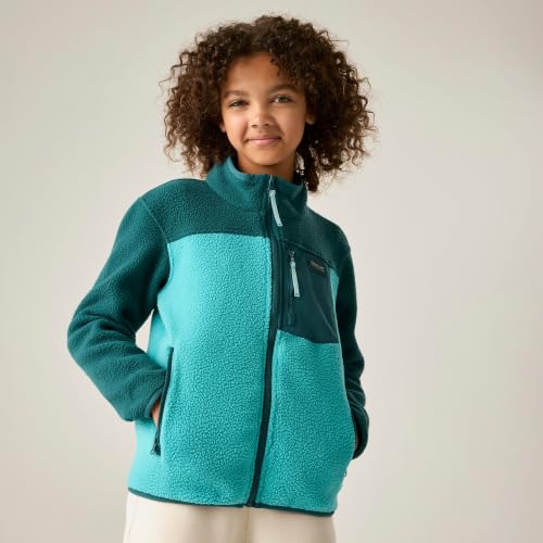Chaqueta de forro polar infantil Regatta Frankie para excursiones escolares y juegos al aire libre