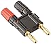 Pomona 5405 Brass Double Banana Plug with Binding Posts, 2.48